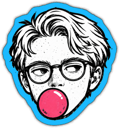 Bubblegum character illustration